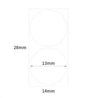 Niimbot štítky R 14x28mm 205ks WhiteRound B pro D11 a D110