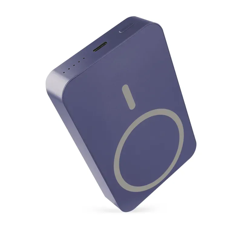 EMOS POWERBANKA WI 1046, bezdrátové nabíjení 20W, 10.000mAh, MODRÁ, 1xUSB-C