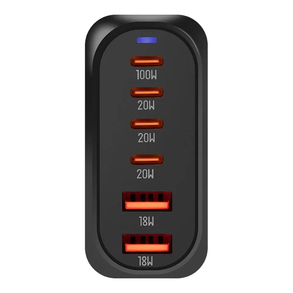 OBAL:ME Terminal GaN Stolní nabíječka 4C2A 100W Black