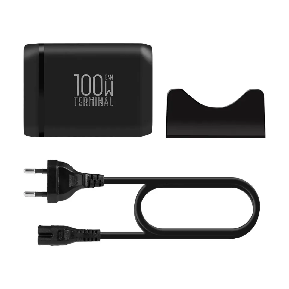 OBAL:ME Terminal GaN Stolní nabíječka 4C2A 100W Black