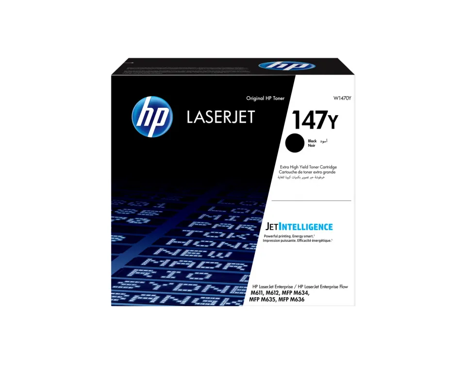 HP 147Y LaserJet černá tonerová kazeta, W1470Y