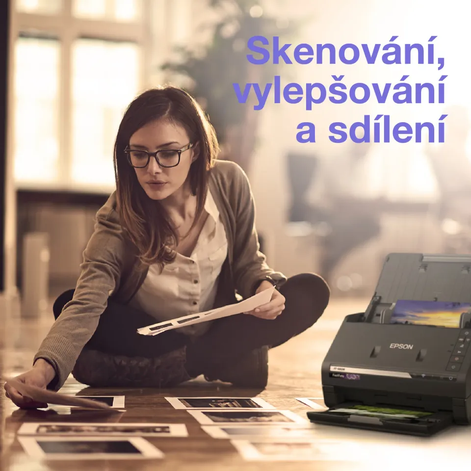 EPSON skener FastFoto FF-680W - A4/600x900dpi/USB/Wi-Fi/LAN/DADF