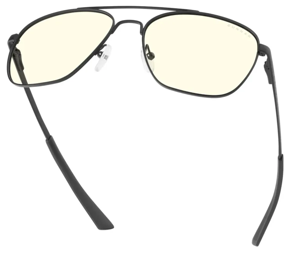 GUNNAR kancelářske/herní brýle MUSTANG ONYX čirá skla BLF 35 GUNNAR focus