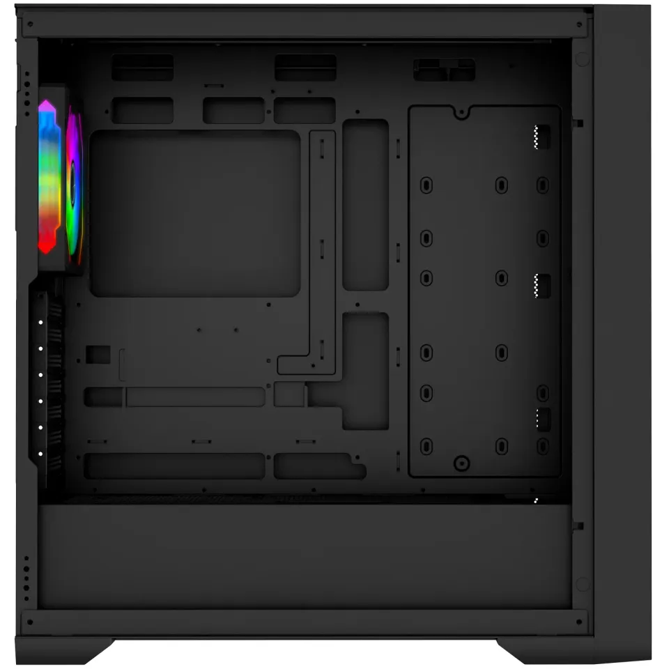 EVOLVEO Rhino, skříň eATX/ATX, 4x ARGB ventilátor 120mm, boční panel temperované