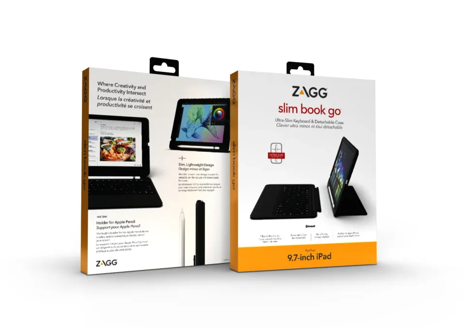 ZAGG Slim Book Go klávesnice iPad 9,7" - EN