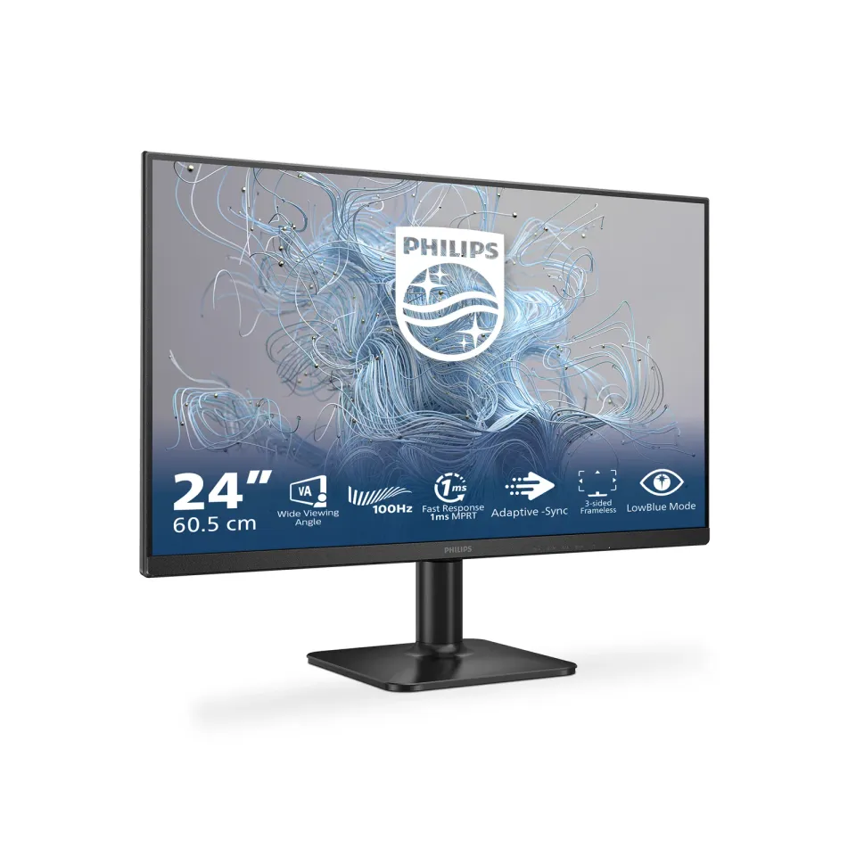 Philips LCD 24E2N1100LB 23,8" VA/1920x1080@100Hz/1ms/250cd/VGA/HDMI/VESA