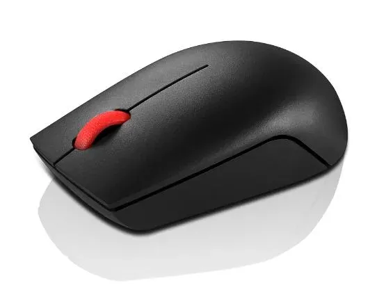 LENOVO myš bezdrátová Essential Compact Wireless Mouse - 1000 DPI, Optical, USB, 3 tlačítka, černá