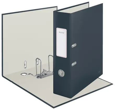LEITZ Pákový pořadač 180° Cosy hebký A4 80 mm sametová šedá