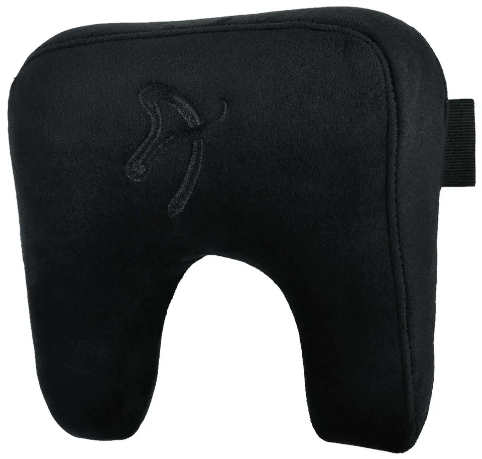 AROZZI Neck Pillow Velvet Black/ ergonomický polštář pod hlavu a krk/ sametově černý