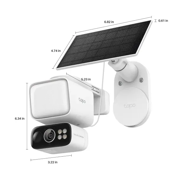 TP-Link Tapo C615F Sada bezpečnostní kamery s otočným/sklopným světlometem na so