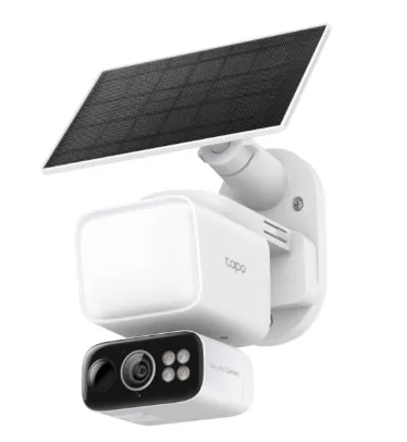 TP-Link Tapo C615F Sicherheitskamerasatz mit schwenkbarem/neigbarem Scheinwerfer auf so
