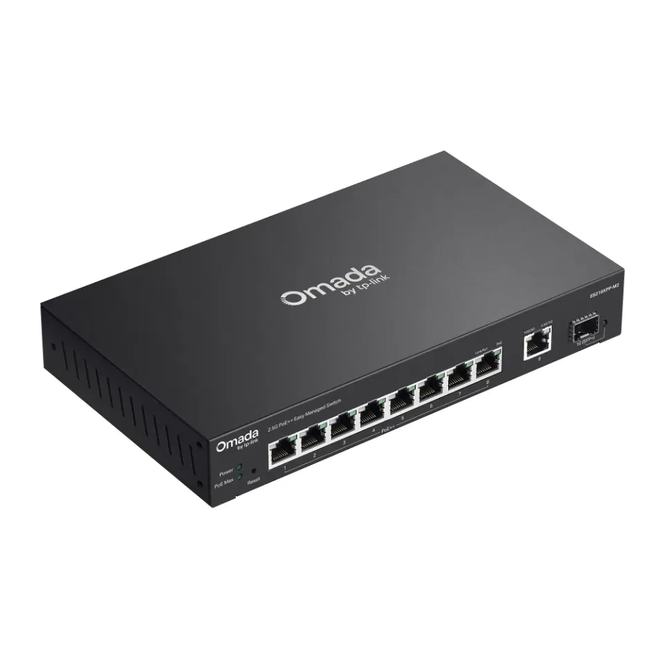 TP-Link ES210XPP-M2 Omada Easy Manage, 8x2.5G PoE++,1x10G RJ,1x10G SFP