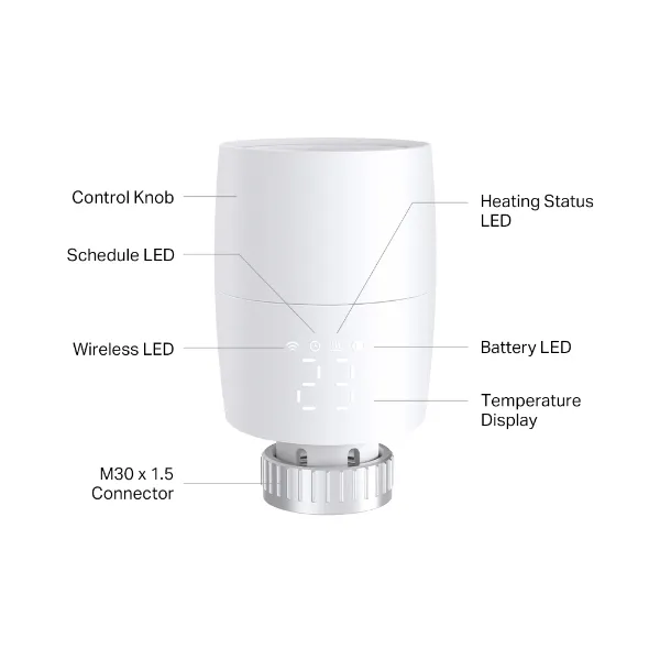TP-Link Kasa KE100 - Inteligentní termostatický radiátorový ventil Kasa
