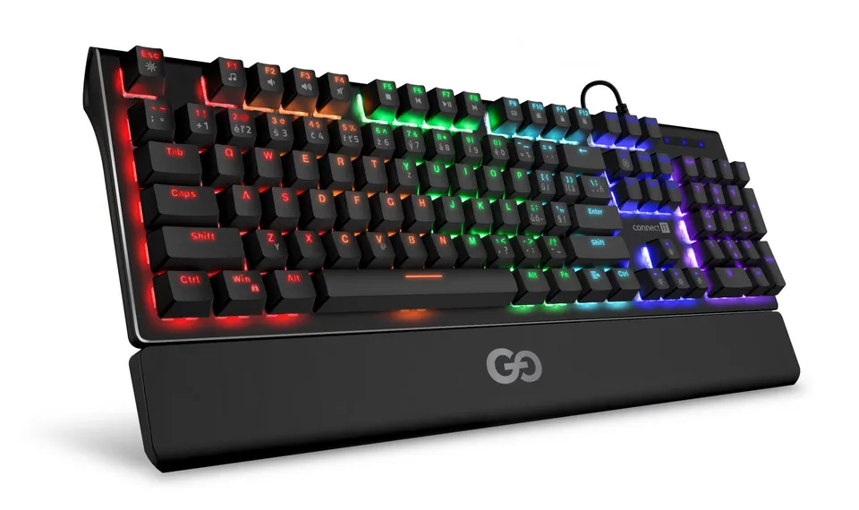 CONNECT IT GG mechanická herní klávesnice.USB,antighost,podsvícená (CZ+SK verze)