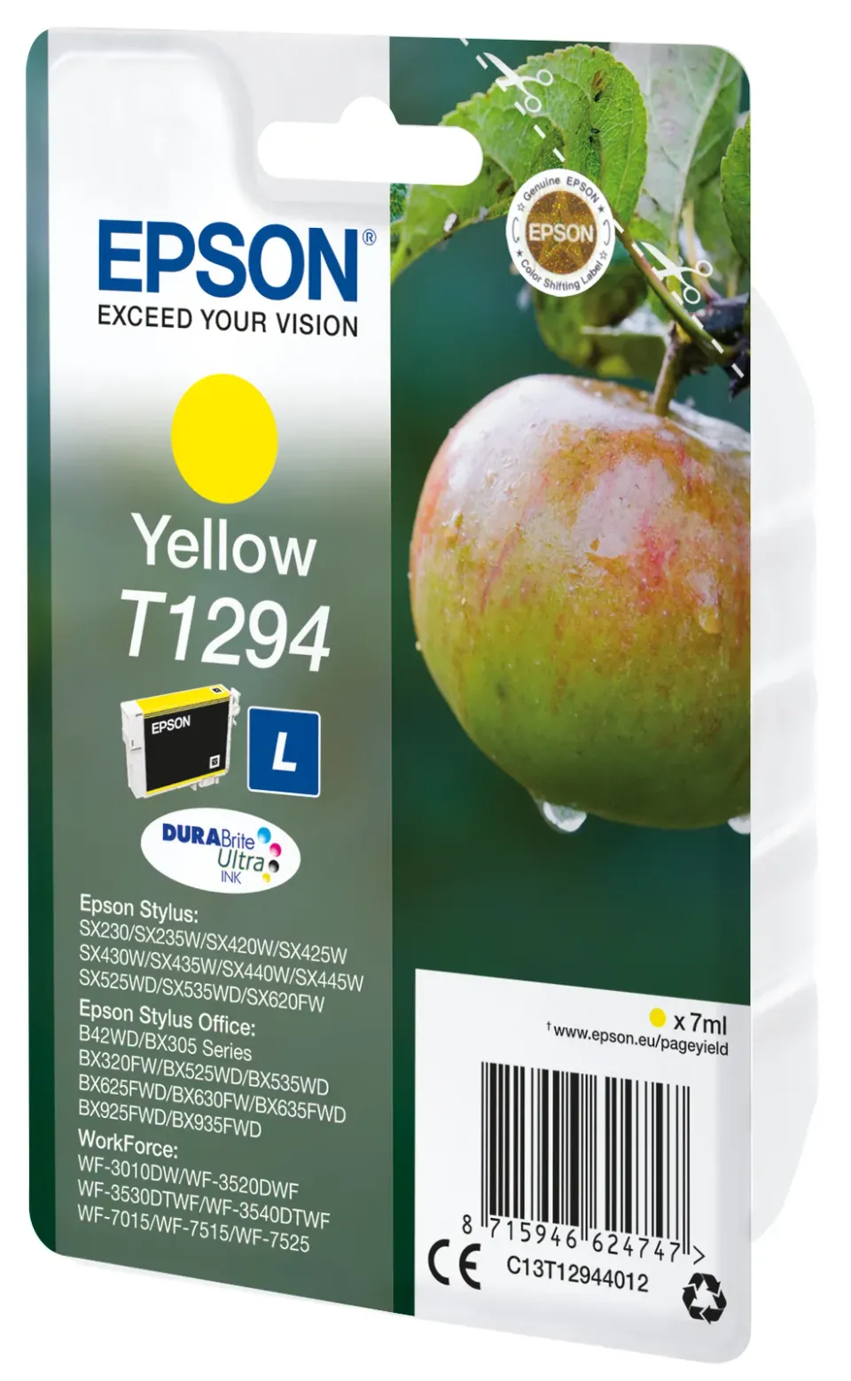EPSON cartridge T1294 yellow (jablko)