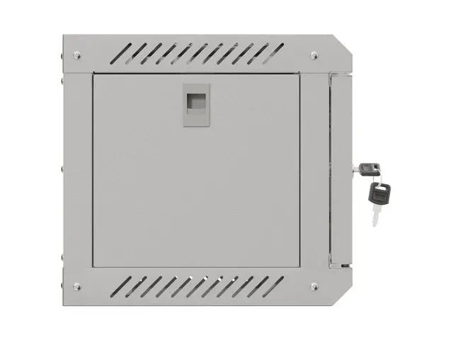 LANBERG RACKOVÁ SKŘÍŇ 10" NÁSTĚNNÁ 4U/300X300 (FLAT PACK) S PROSKLENÝMI DVEŘMI ŠEDÁ