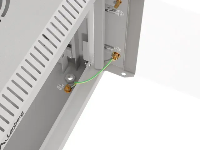 LANBERG RACKOVÁ SKŘÍŇ 10" NÁSTĚNNÁ 4U/300X300 (FLAT PACK) S PROSKLENÝMI DVEŘMI ŠEDÁ