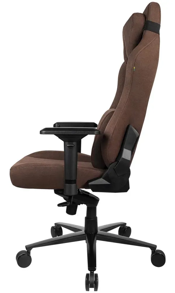 AROZZI herní židle VERNAZZA Supersoft Fabric Brown/ hnědá