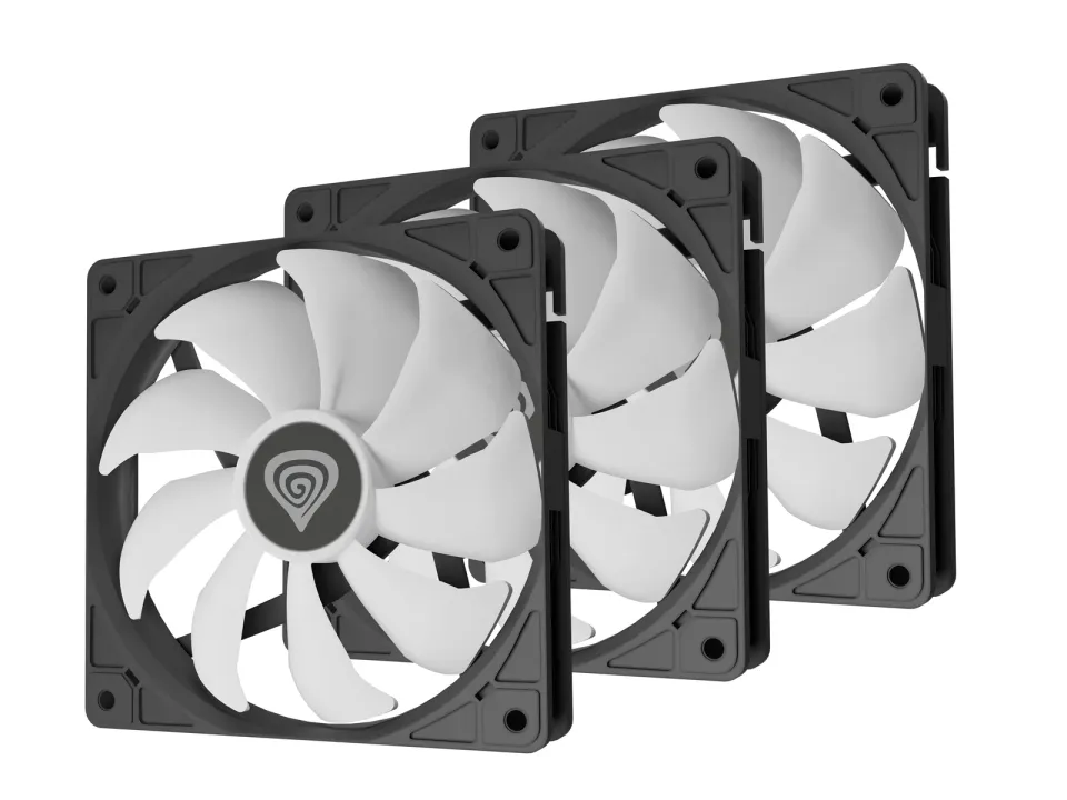 Ventilátor Genesis OXAL 120 ARGB, 3-Pack, černý