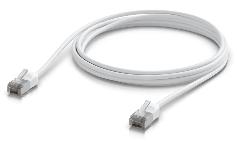 Ubiquiti UniFi Premium Patch Cable Outdoor 2m - Patch kabel, Cat6a, venkovní, bílý, 2m