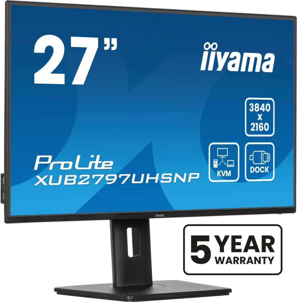 iiyama ProLite/XUB2797UHSNP-B1/27"/IPS/4K UHD/60Hz/4ms/Černá/5R