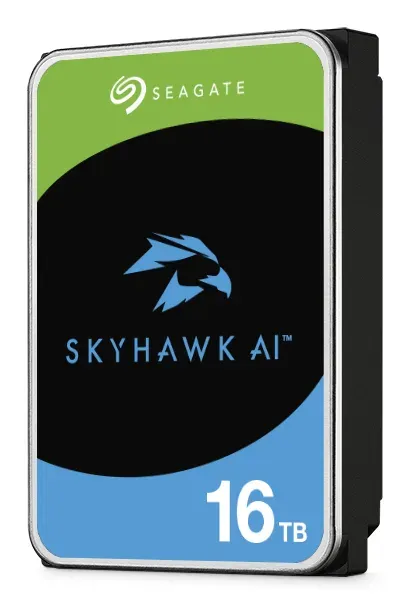 Seagate SkyHawk AI HDD, 16TB, SATAIII, 256MB cache, 7.200RPM