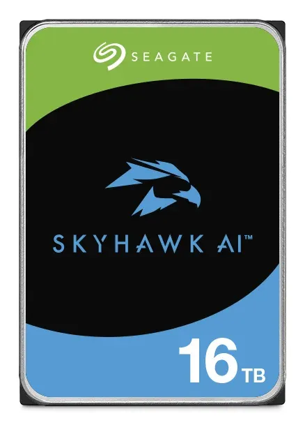 Seagate SkyHawk AI HDD, 16TB, SATAIII, 256MB cache, 7.200RPM