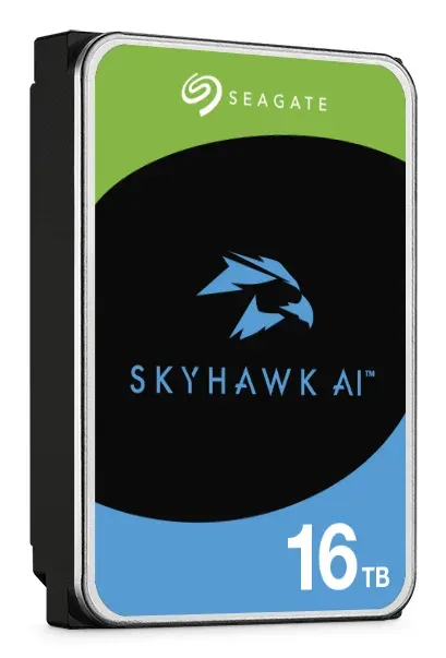 Seagate SkyHawk AI HDD, 16TB, SATAIII, 256MB cache, 7.200RPM