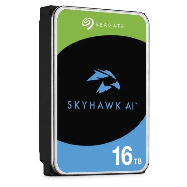 Seagate SkyHawk AI HDD, 16TB, SATAIII, 256MB cache, 7.200RPM