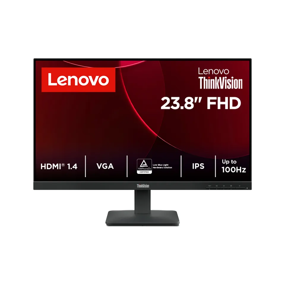 Lenovo LCD S24-4e 23,8" FHD IPS/16:9/1920x1080/6ms/250nit/1300:1/HDMI/VGA/černá