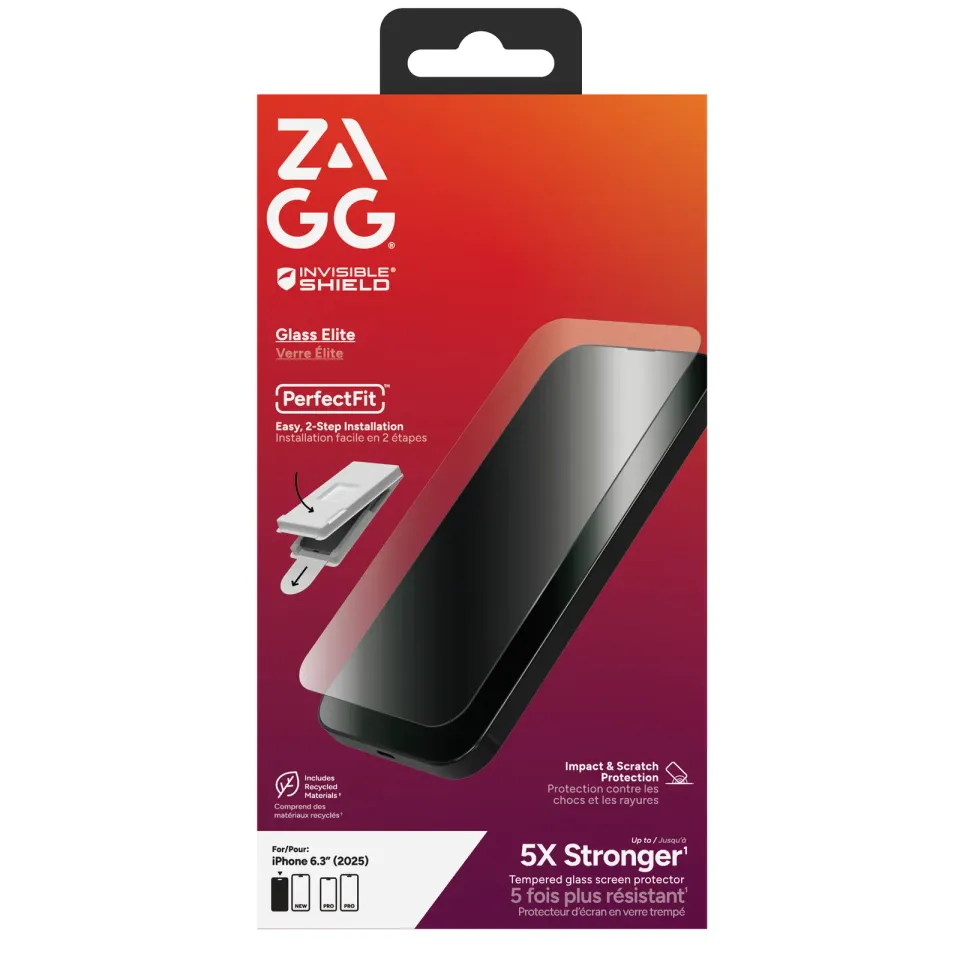 ZAGG Ochranné sklo Glass Elite pro Apple iPhone 17