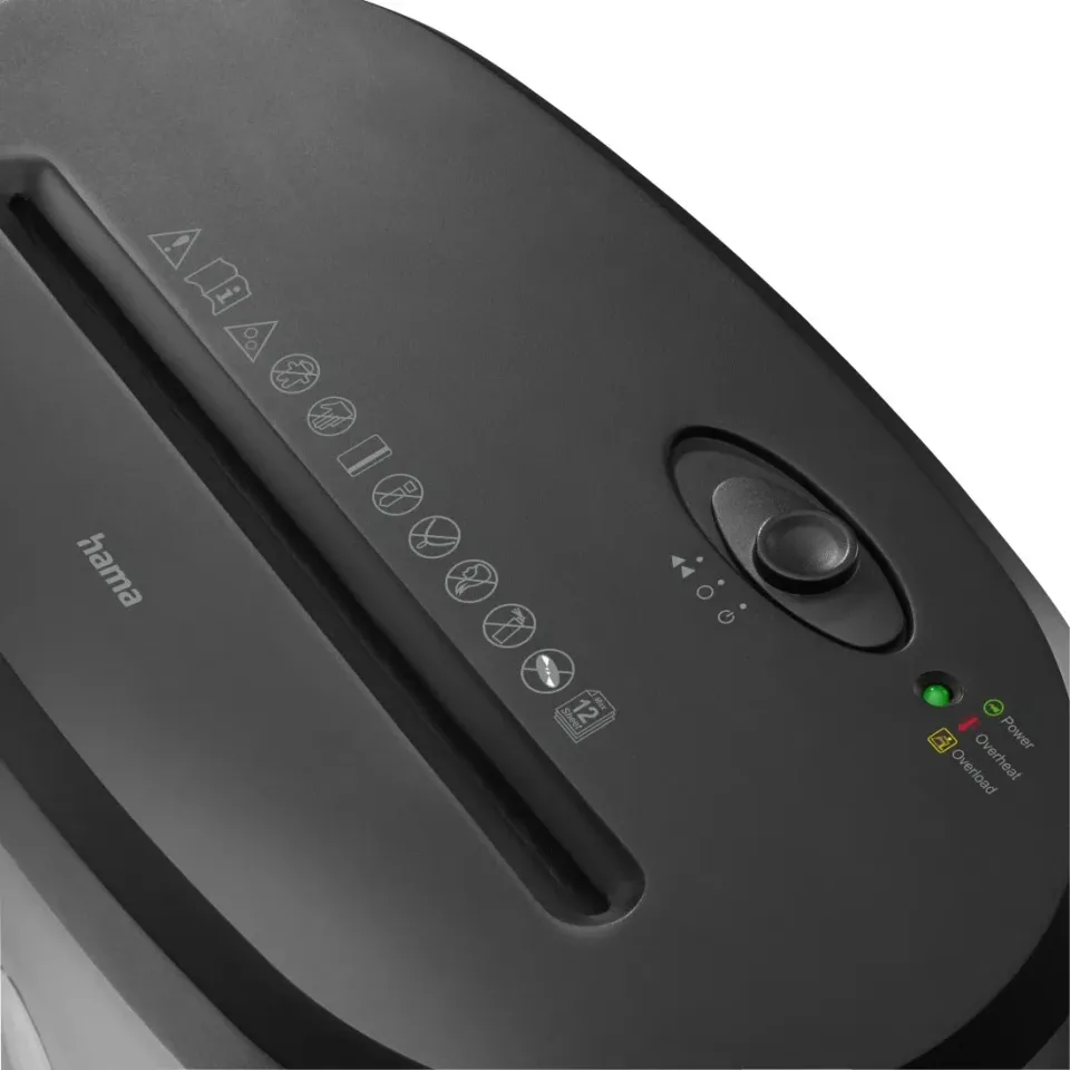 Hama Safe X120, skartovačka, křížový řez, 12 listů, bezpečnostní úroveň P4 T4 E3