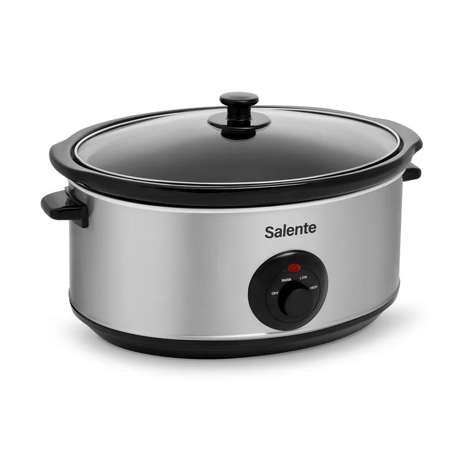 Salente HotPot, pomalý hrnec, 6,5 l, manuální ovládání, nerez