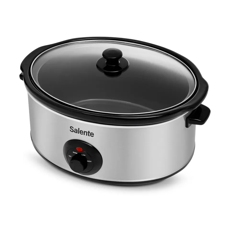 Salente HotPot, pomalý hrnec, 6,5 l, manuální ovládání, nerez