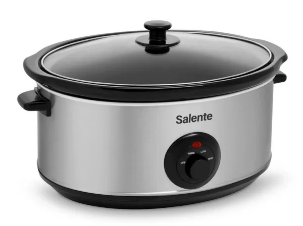 Salente HotPot, pomalý hrnec, 6,5 l, manuální ovládání, nerez
