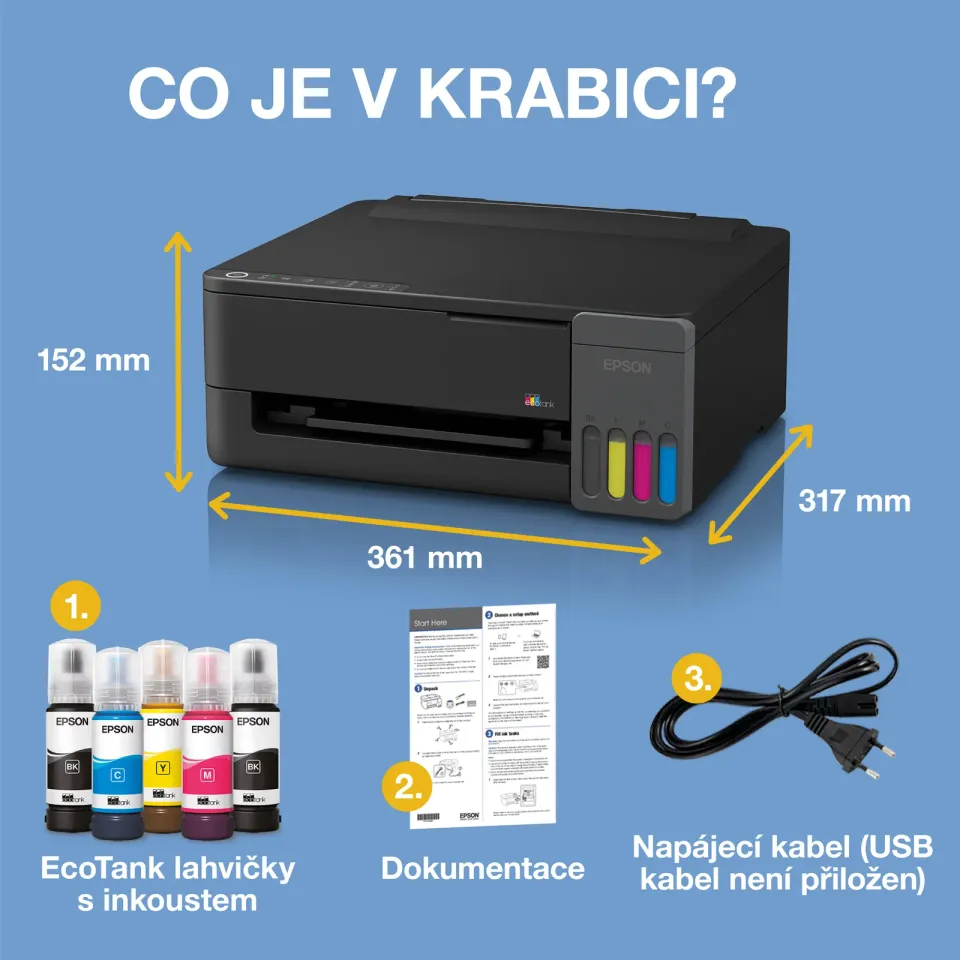 EPSON EcoTank L1350 - A4/33-15ppm/4ink/CISS/Wi-Fi