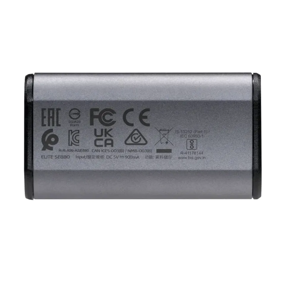 ADATA Externí SSD 1TB SE880, USB-C 3.2 Gen 2x2, R:2000/W:2000MB/s, šedá
