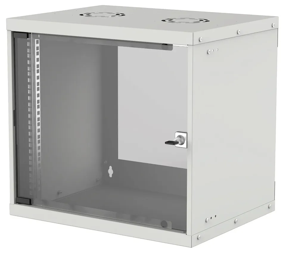 Intellinet 19" BASIC rozvaděč 9U/400mm, šedý, rozložený flatpack