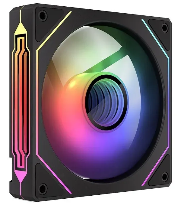 Krux ventilátor Corvus 120 ARGB KIT / 3x120 mm ARGB fan / infinity mirror efekt