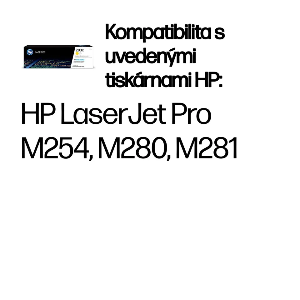 HP 203X High Yield Yellow Orig.LJ Cartridge,CF542X