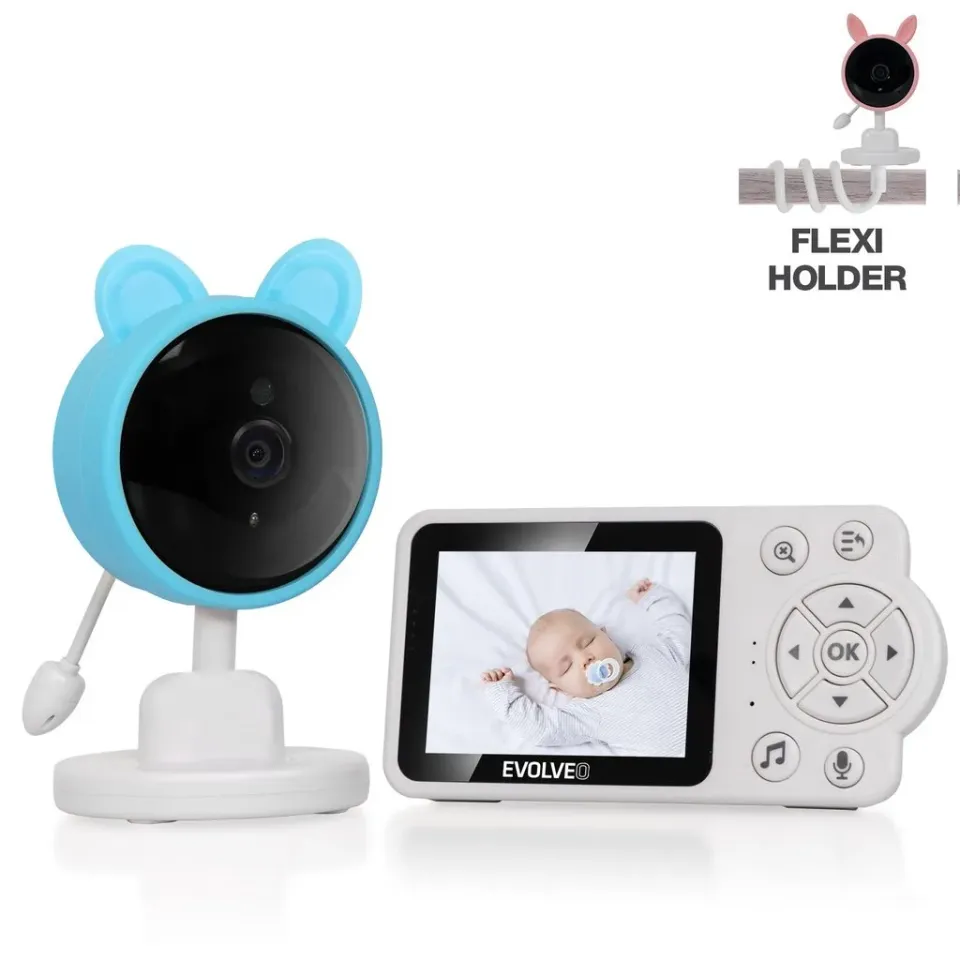 EVOLVEO Baby Monitor N3 videochůvička , modrá