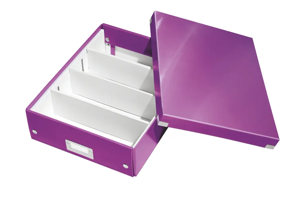 LEITZ Organizační box Click&Store, velikost M, purpurová