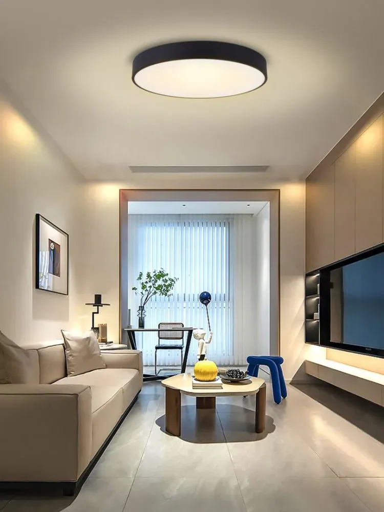 IMMAX NEO RONDATE SLIM SMART stropní svítidlo 80 x 7cm 65W černé Zigbee 3.0, TUYA