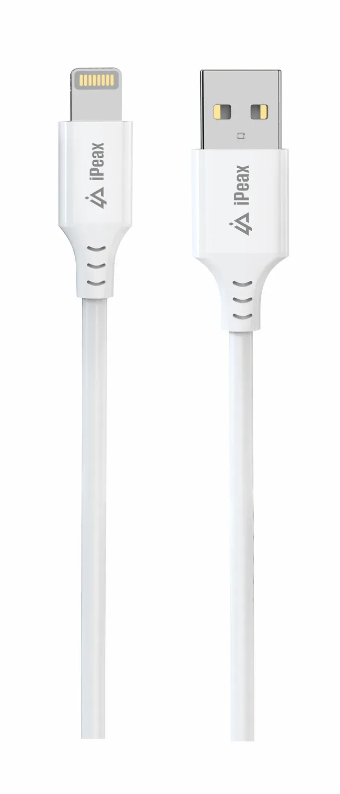 TPU KABEL USB-A / LIGHTNING 1M, USB 2.0 BÍLÝ