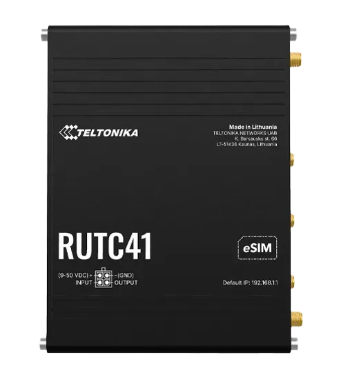 Teltonika RUTC41 Průmyslový 4G Wi-Fi Router, eSIM