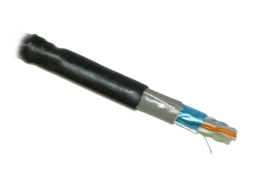 PLANET kabel FTP, drát, 4pár, Cat6, PE+PVC venkovní dvouplášť, Planet Elite, -40až70°C, cena za 1m , prodej po desítkách