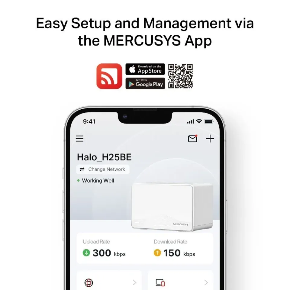 MERCUSYS Wi-Fi 7 mesh systém pro celou domácnost BE3600