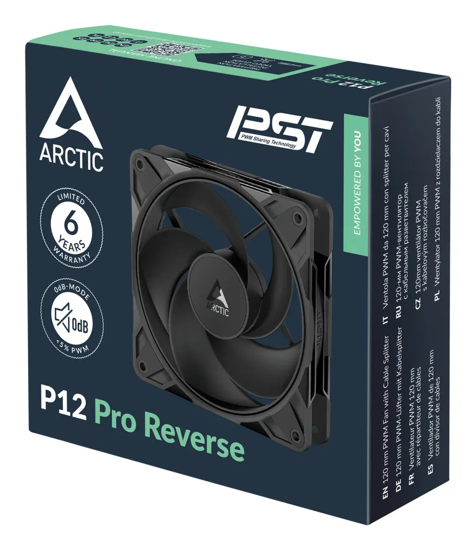 ARCTIC P12 Pro Reverse - 3-Pack
