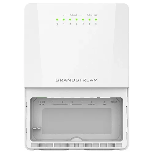 Grandstream GWN7710R venkovní L2 managed switch, 5xGbE, SFP, 4xPoE+, IP66