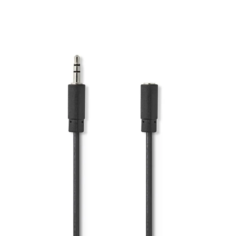 Nedis CAGB22050BK20 - Stereofonní Audio Kabel | 3,5mm Zástrčka - 3,5mm Zásuvka |